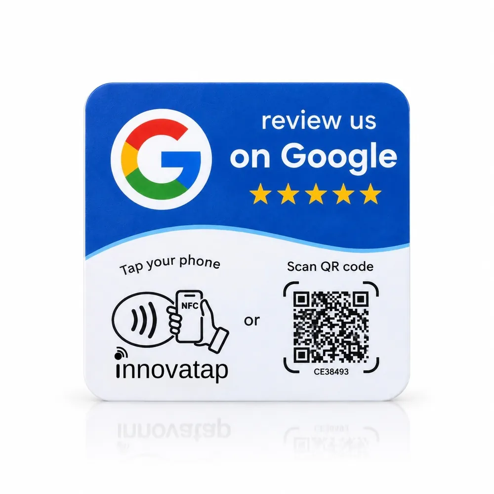 Placa Adhesiva Reseñas Google