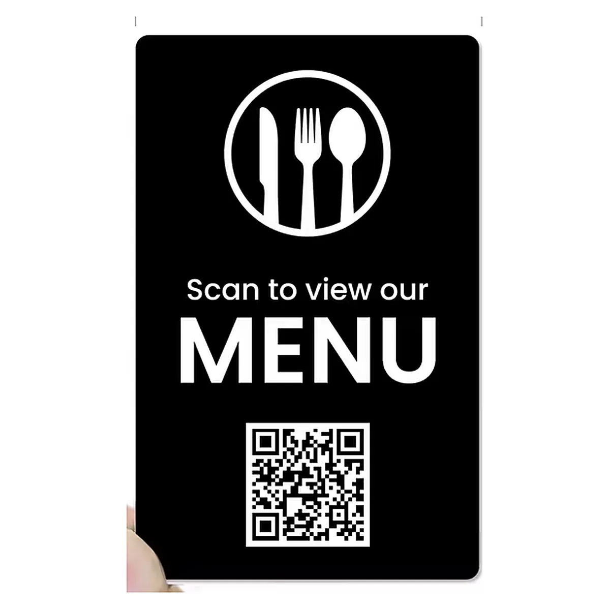 Tarjeta de Menú NFC con QR