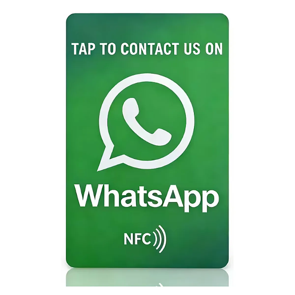 Tarjeta Reseña NFC WhatsApp